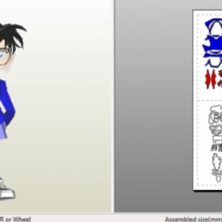 Mô hình giấy anime [Detective Conan] Conan