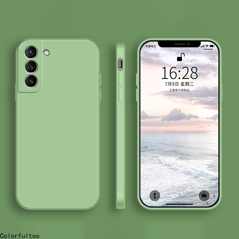 Ốp điện thoại silicon mềm chống sốc cho Samsung Galaxy S21 FE 5G S21FE S22 S21 Ultra Plus 5G