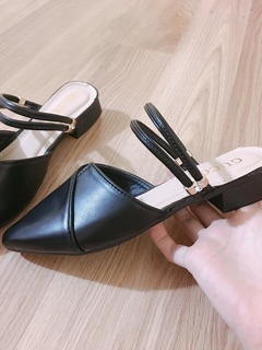 Sandal nữ 2 quai chất da mềm siêu xinh
