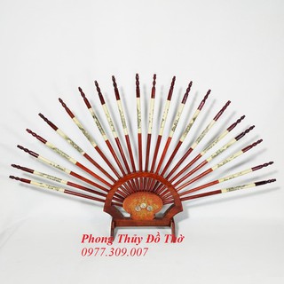 Đũa thờ bộ 10 đôi bằng gỗ đẹp