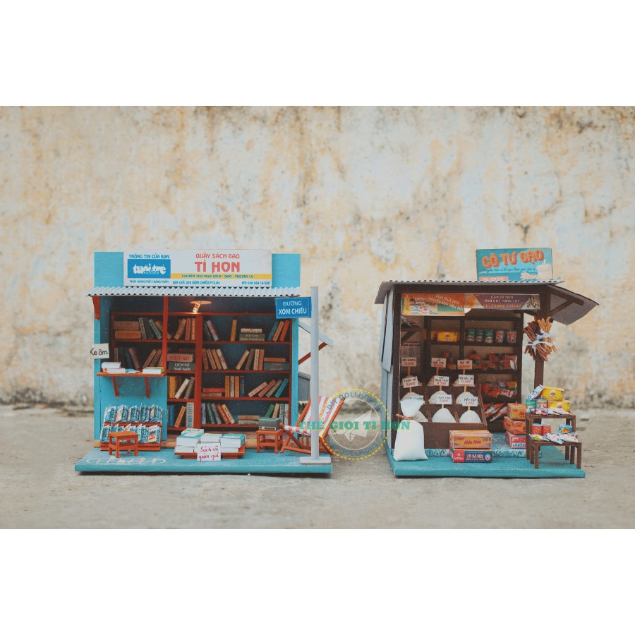 MÔ HÌNH SÀI GÒN XƯA VÀ NAY - TIỆM GẠO TÍ HON - AD06