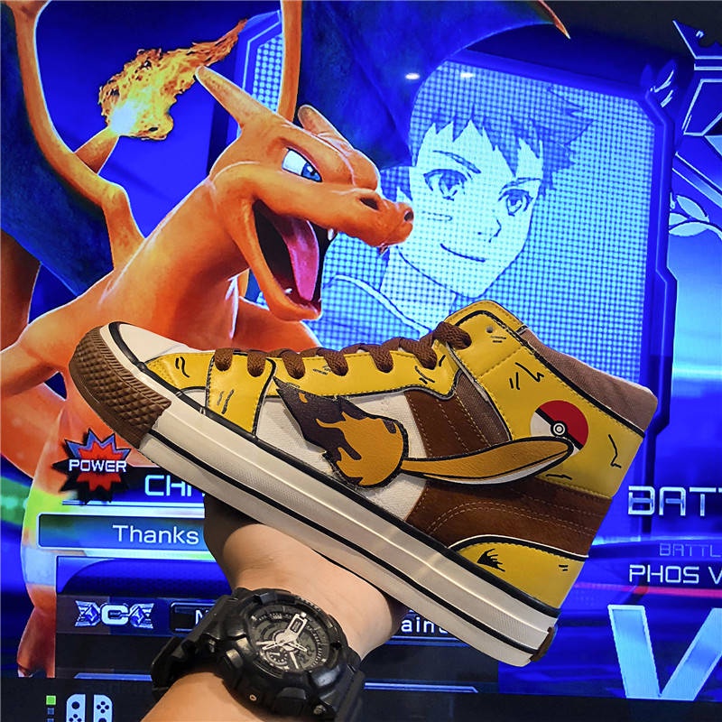 Pikachu Anime thể thao Hàn Quốc Thời trang Jordan ulzzang cổ cao nam Giày | BigBuy360 - bigbuy360.vn