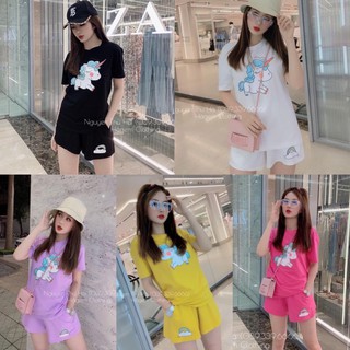 💝 Set mặc nhà nữ Ngựa Một Sừng MT23 - Hàng Bán Shop