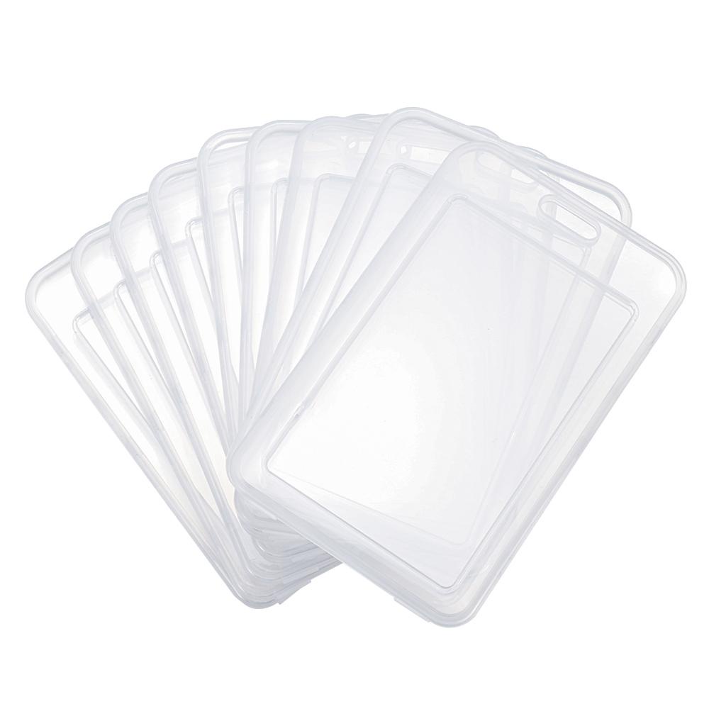 UUMIR Set 10 Vỏ Bọc Thẻ Đi Xe Buýt / Bóng Rổ Bằng Nhựa Trong Suốt