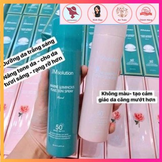Xịt chống nắng JM solution màu xanh 180ml Hàn Quốc