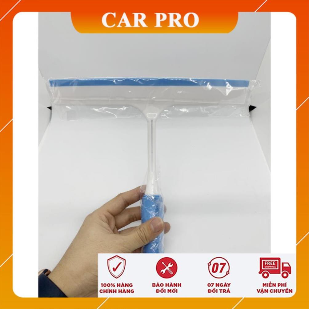 Cây gạt nước lau rửa kính ô tô silicon dẻo cán dài - CAR PRO