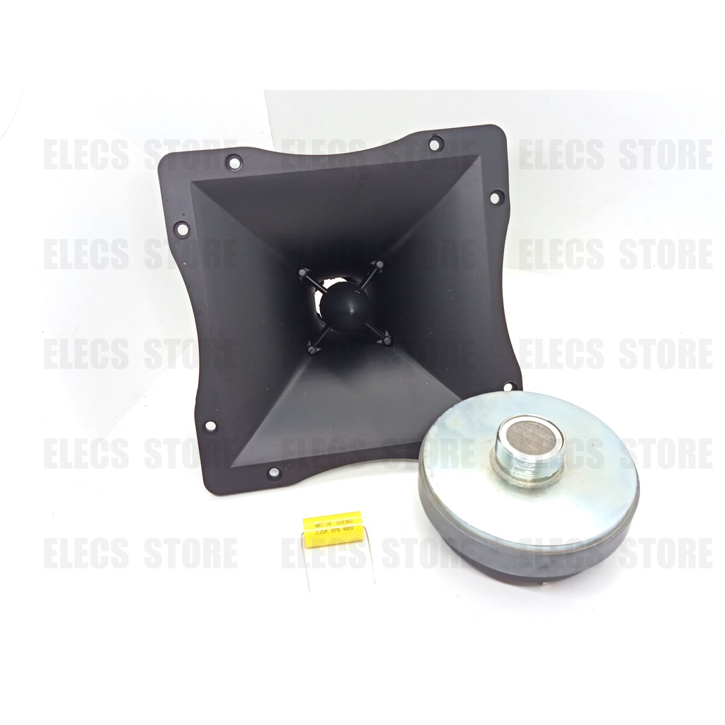 Bộ Loa Treble Rời 350 Coil Titan + Họng Phễu 19 x 19 + Tụ Loa 400V-2.2uF