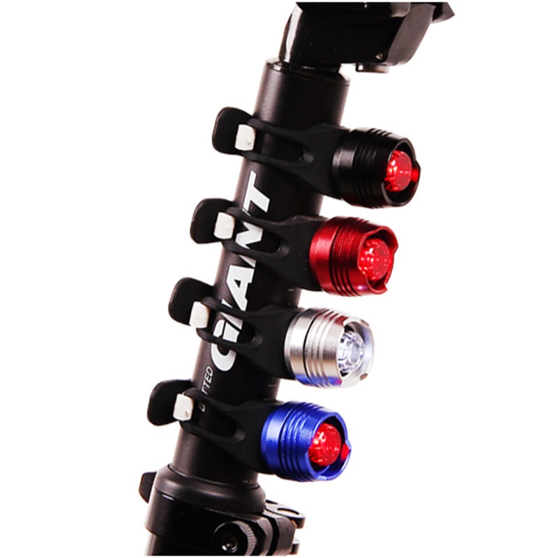 Đèn LED cảnh báo an toàn gắn phía trước đuôi xe đạp chống thấm nước