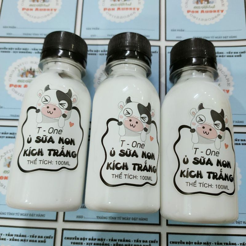 Ủ Kích Trắng Sữa Non T-ONE (Có Giấy Kiểm Nghiệm Viện PASTEUR)