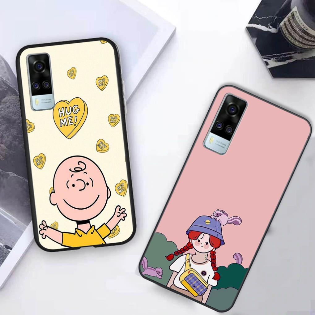 Ốp kinh Vivo x60 / v1 / y51 hình siêu đáng yêu, ngộ nghĩnh cực đẹp