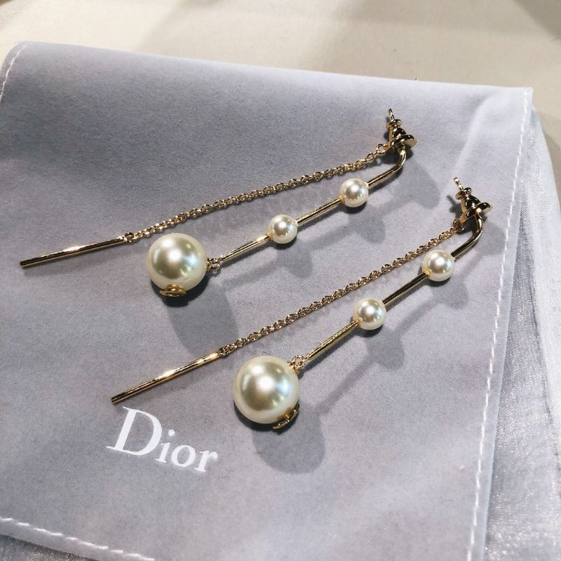 Dìǒr New S925 Silver Needle Swarovskì Pearl Earrings for Women's