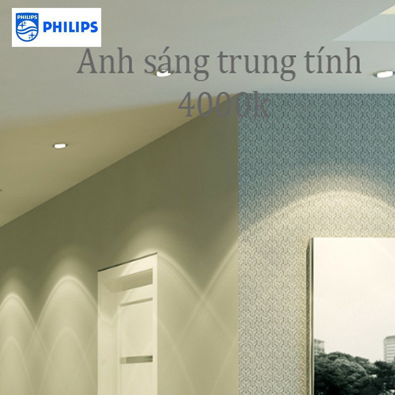 Đèn PHILIPS LED Âm trần Tròn DN027B G2 7w,10w,14w,17w,20w - [HÀNG CHÍNH HÃNG] - Dải công suất rộng, kiểu dáng đa dạng