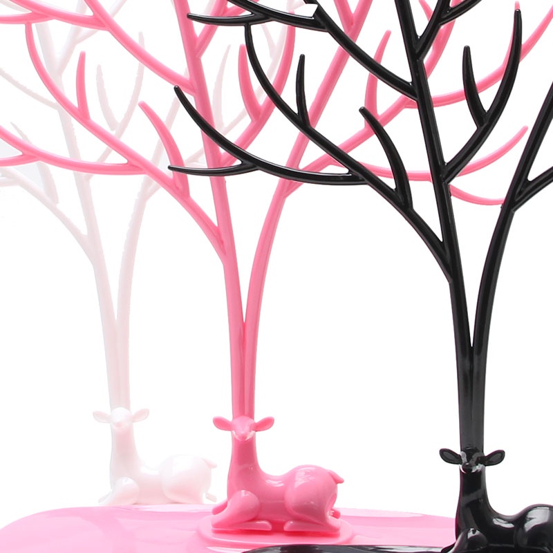 Flgo Giá Đỡ Trưng Bày Trang Sức Vòng Tay Vòng cổ Hình Cây Hươu