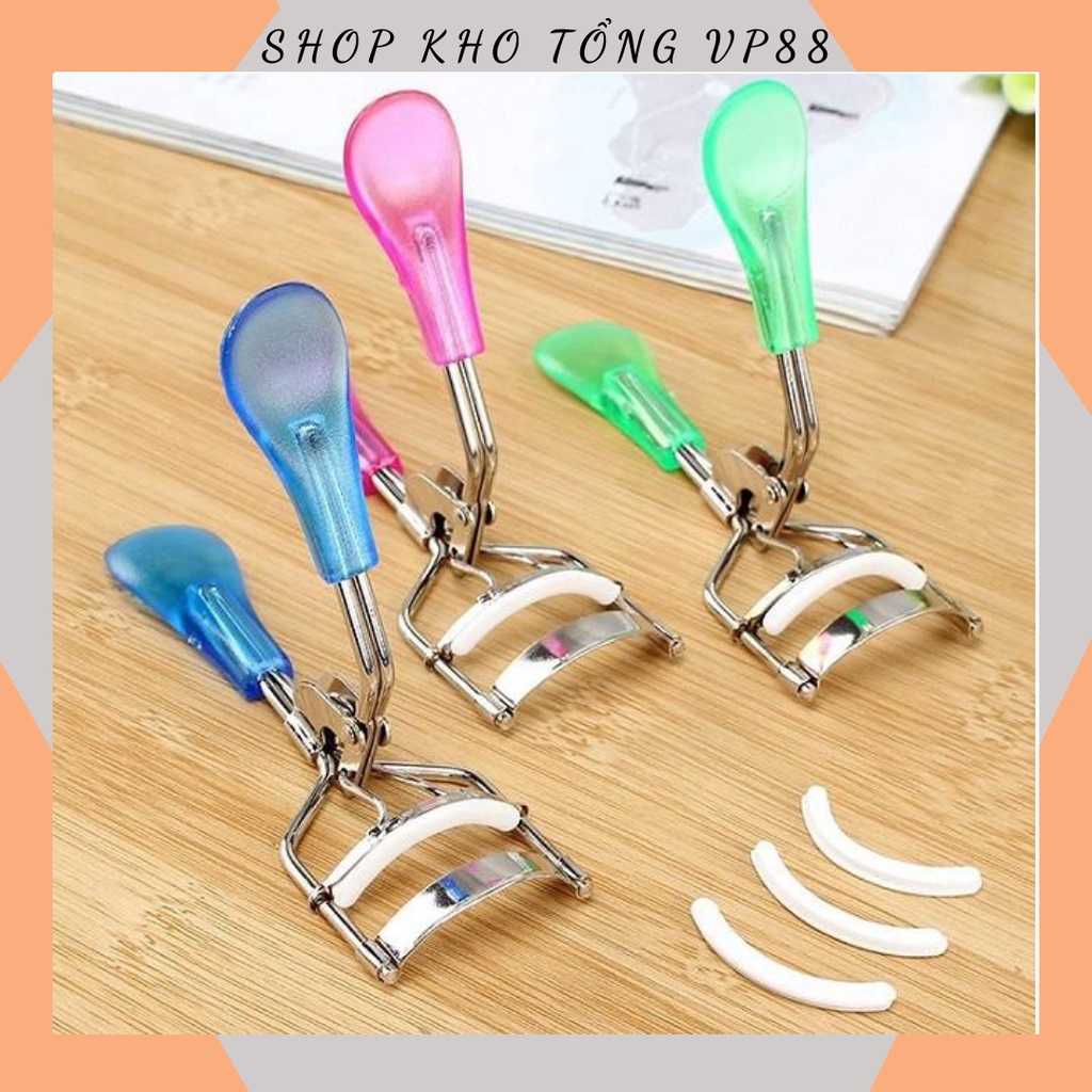 (Hàng Mới Về) Kẹp Bấm Mi Cán To Chuyên Dụng Có Đệm Silicon Kẹp Làm Cong Mi 2159 Shop Kho Tổng Vp88