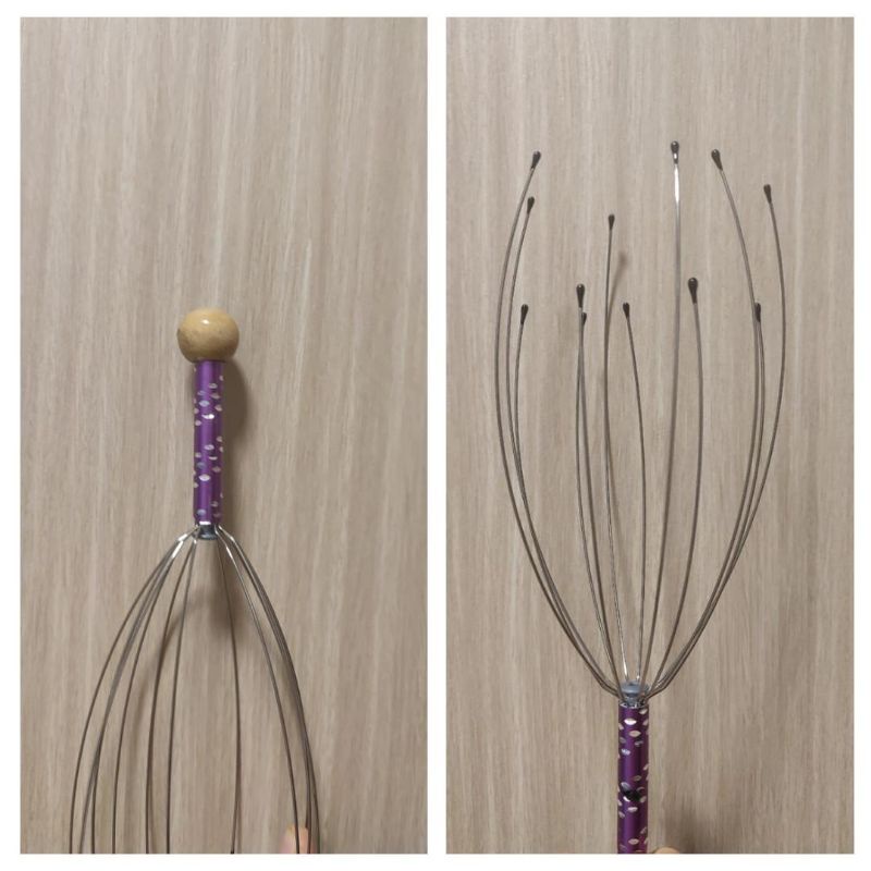 Cây Gãy Ngứa Và Massage Đầu Giúp Lưu Thông Máu
