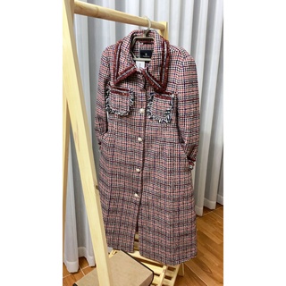 ÁO DẠ TWEED KẺ - HÀNG QCCC