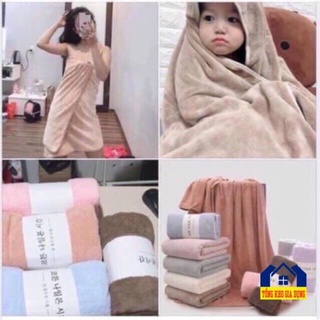 Khăn tắm hàn quốc lông cừu siêu mềm mịn kích thước 70x140cm