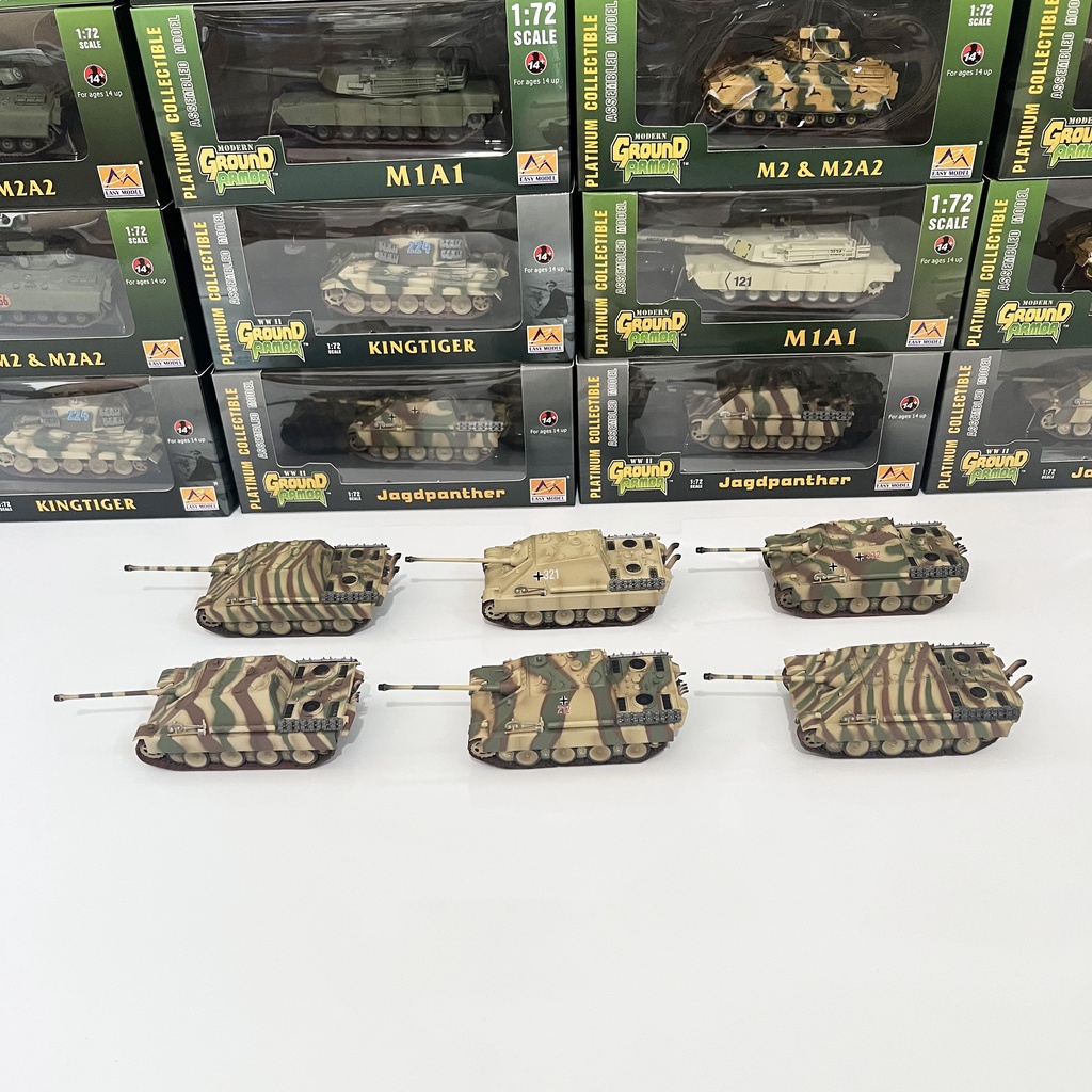 Mô Hình Xe Tăng Đức cheetah Tiger King Tỉ Lệ 1/72