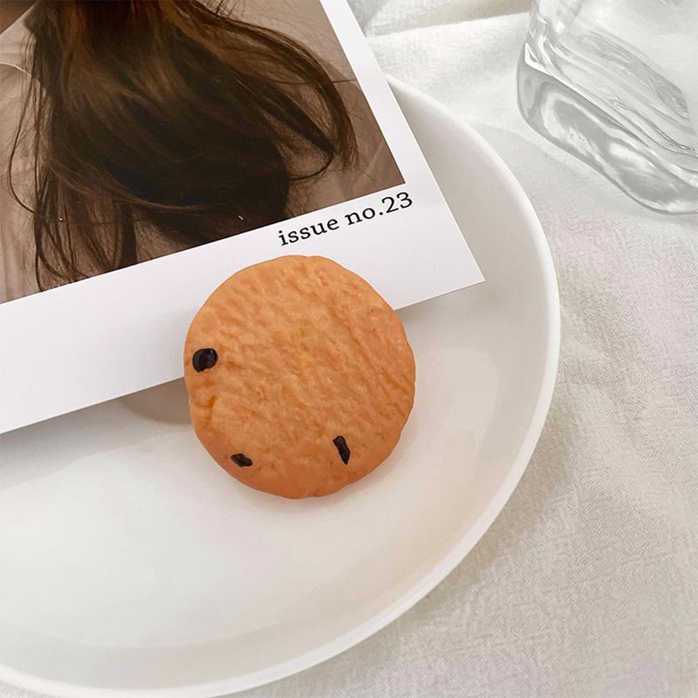 Kẹp Tóc Nhựa Resin Màu Kẹo Ngọt Hình Bánh Quy Dễ Thương Cho Nữ