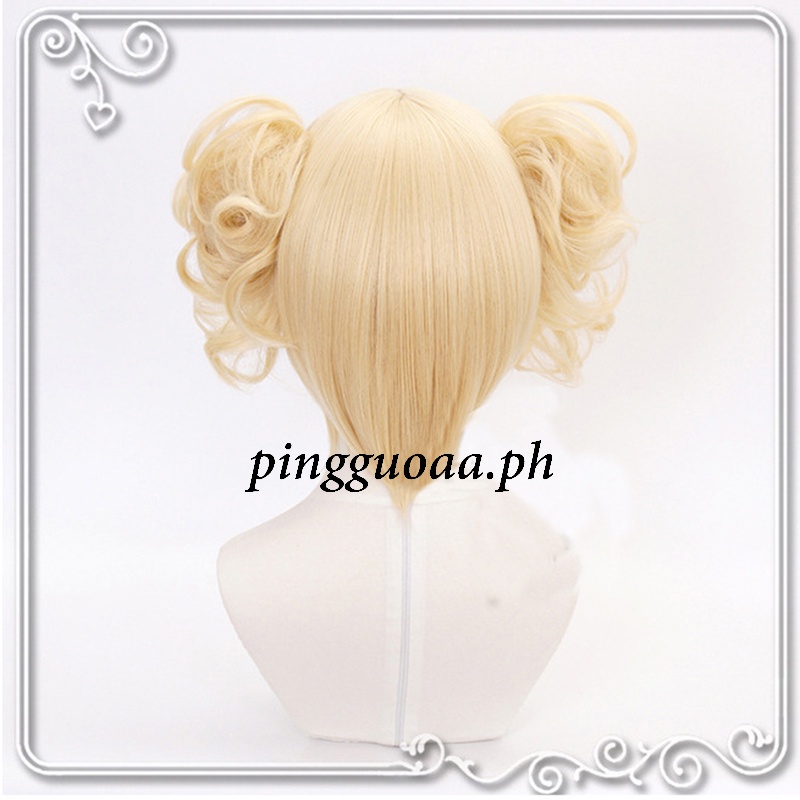 Boku No Hero Academy Cross My Body Synthetic Hair Wig Cosplay My Hero Academy Himiko Toga Cosplay Party Role Play Wigs