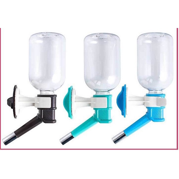 Bình nước treo gắn chuồng lồng tự động cho chó mèo siêu chắc chắn 330ml