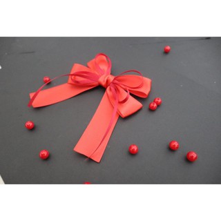 [Mã HYLY10 giảm 10K đơn 20k] Kẹp tóc phối nơ bốn cánh tiểu thư handmade