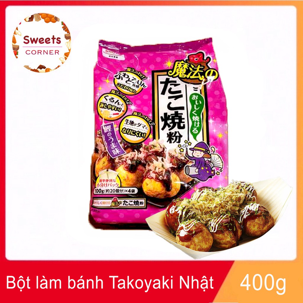 Bột làm bánh Takoyaki Nhật Bản 400g