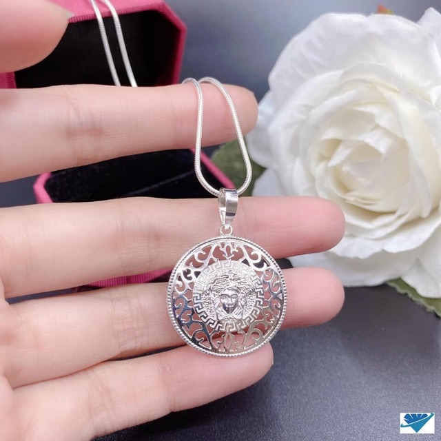 DÂY CHUYỀN BẠC TA MẶT VERSAC CAO CẤP - DÂY MỲ TRÒN
