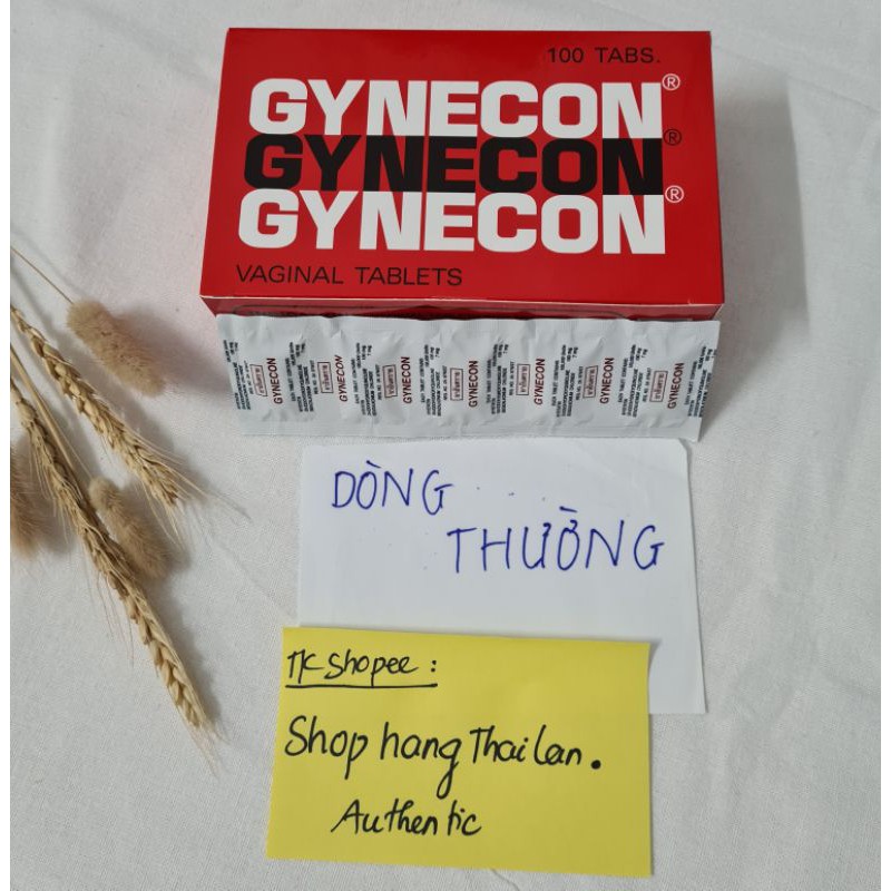 (Chính Hãng 100%) Sỉ HỘP GYNECON Thái Lan chống khi hư và ngứa - 1hộp 20dải