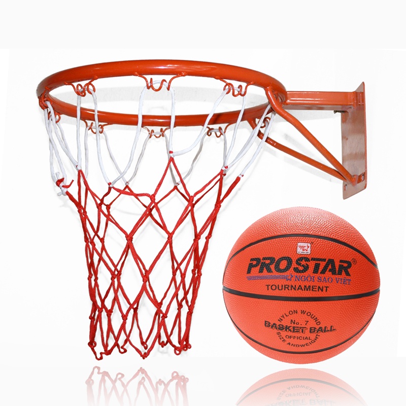 Bóng Rổ Prostar Size 3,5,6,7-tặng Kèm Kim Bơm Và Lưới - QUYENSPORTS