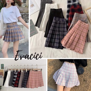 {EVACICI}Chân váy ngắn xòe xếp ly nhiều màu trẻ trung . Chân váy tenis xếp ly hàng Quảng Châu loại 1