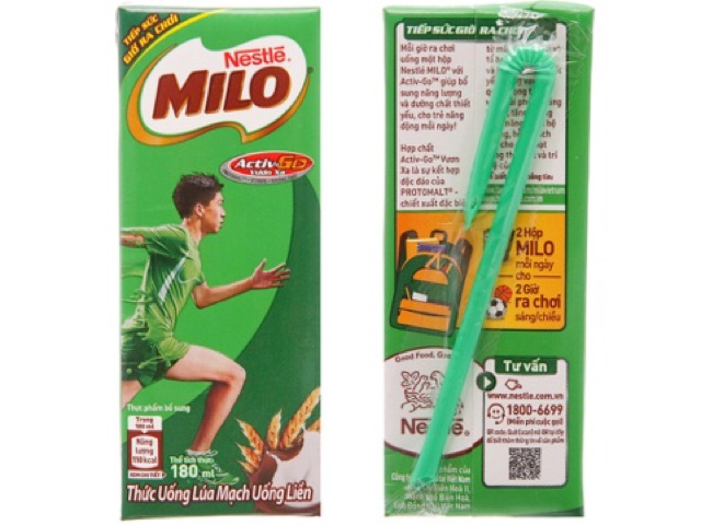 Thùng 48 hộp Sữa nước Milo 180ml