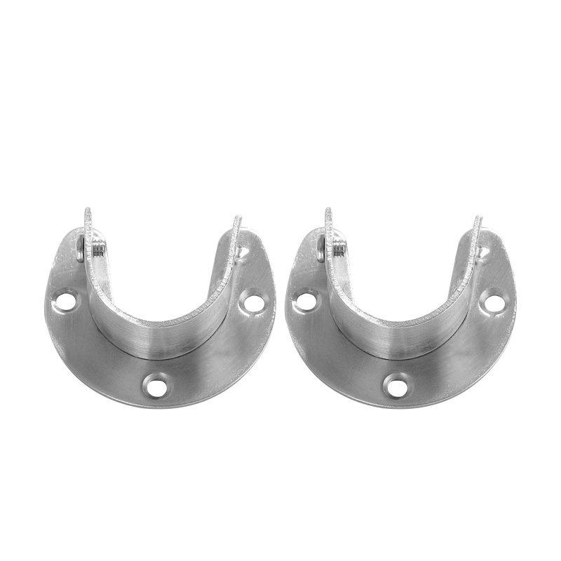 Set 2 Thanh Treo Quần Áo Hình Chữ U Bằng Thép Không Gỉ Dễ Lắp Đặt