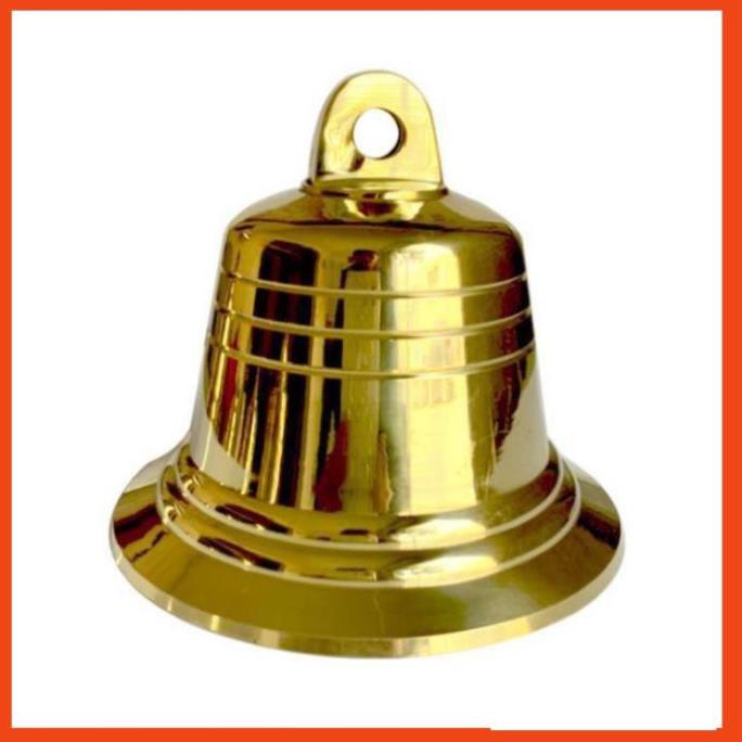 Chuông đồng phong thủy nhỏ vàng kim loại cho nhà thờ 206723-2 [SKM]