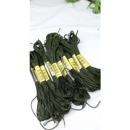 Chỉ thêu cotton DC-CXC - tông mầu xanh