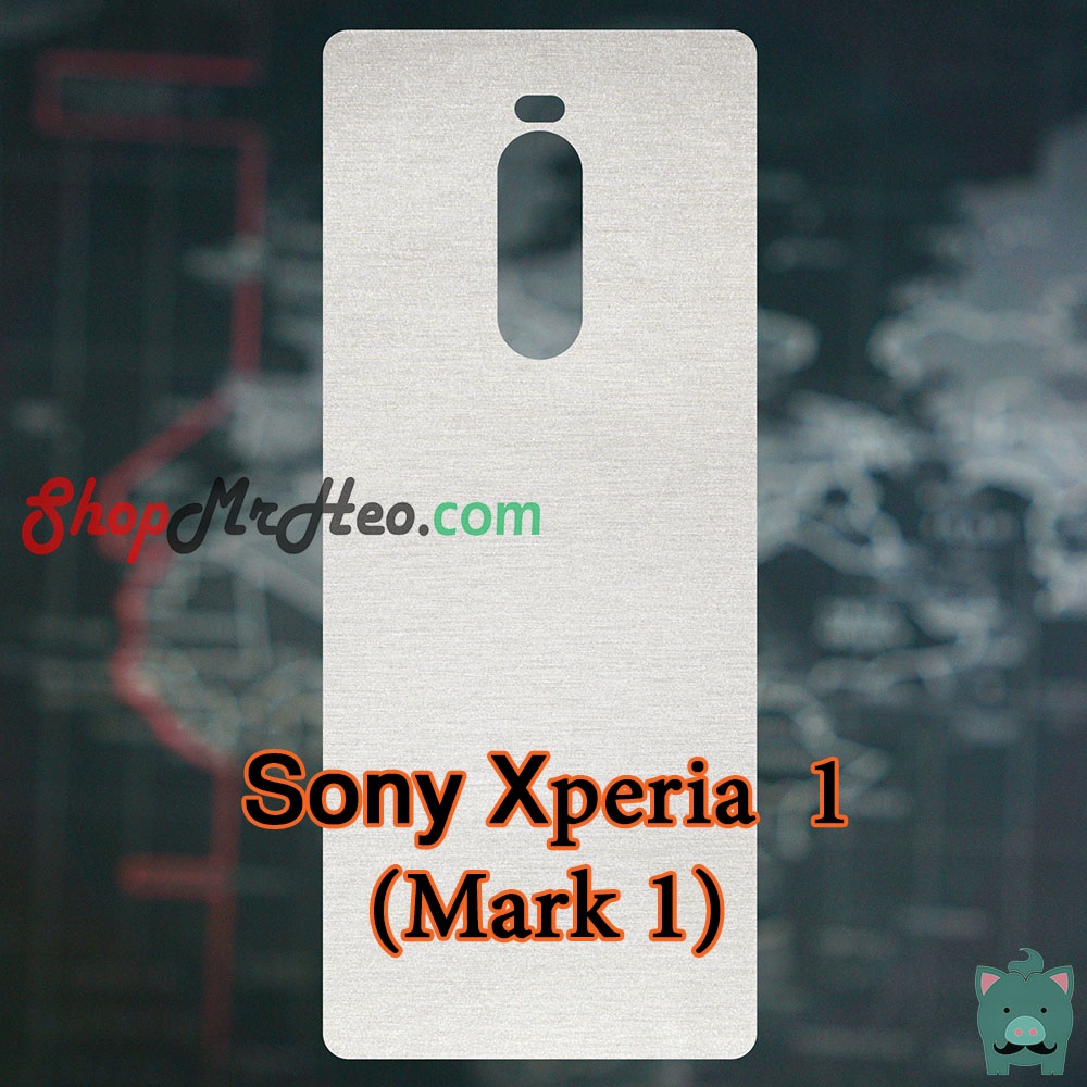 Dán Skin Màu Mặt Sau Lưng Nhôm Xước Sony Xperia 1 - Sony 1 II  - Sony 1 III