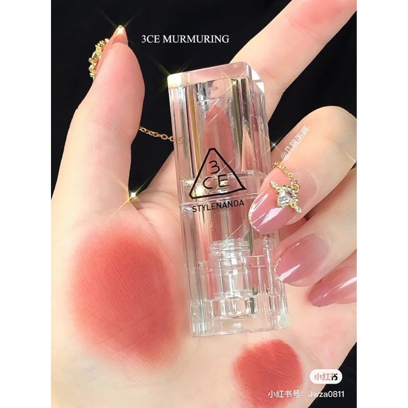 [HOT NEW][PHIÊN BẢN GIỚI HẠN 3CE CLEAR LAYER EDITION] Son Thỏi Lì, Lên Màu Siêu Chuẩn 3CE Soft Matte Lipstick 3.5g