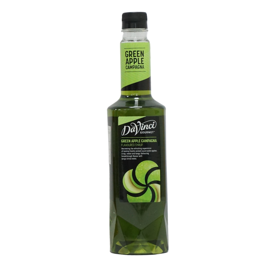 Siro Táo xanh Davinci Gourmet (Green Apple Campagna syrup) - chai 750ml  - Hàng chính hãng