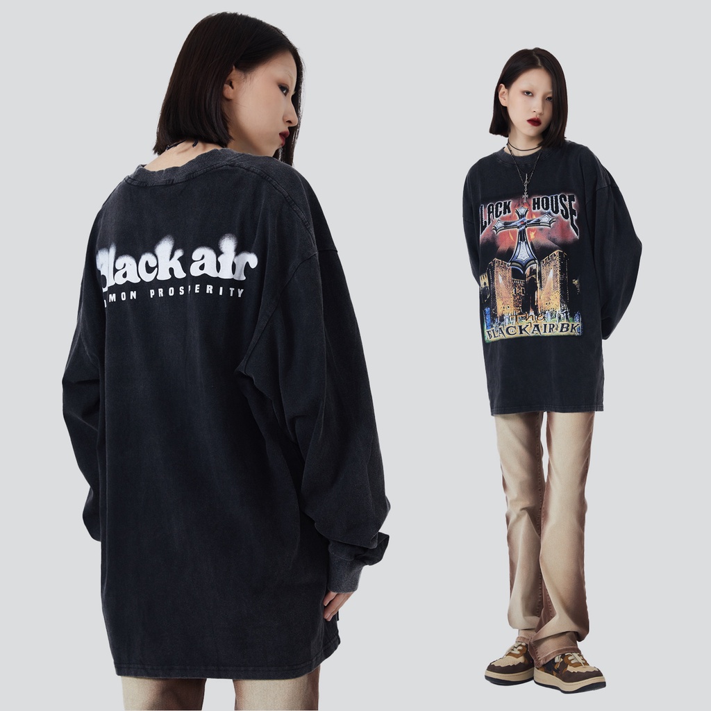 Áo dài tay Made Extreme Black House Long Sleeve