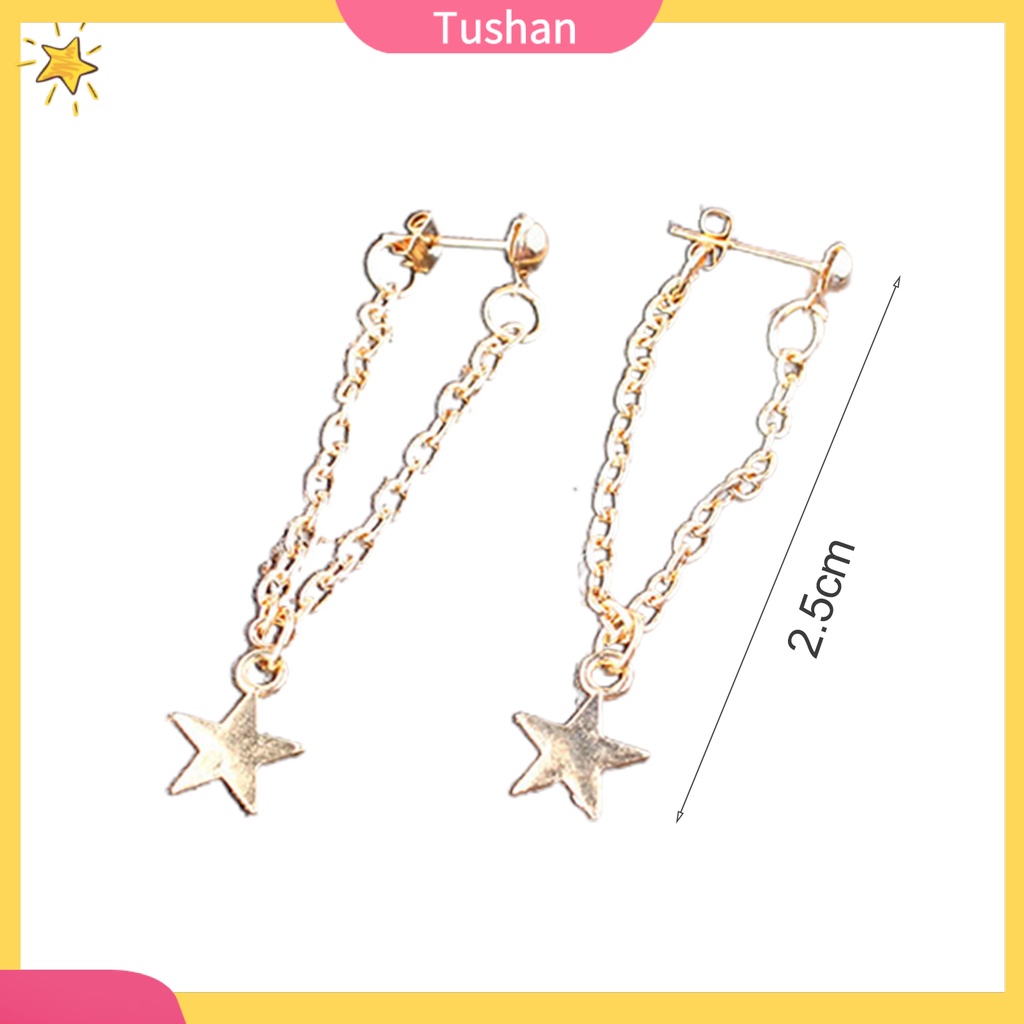 Khuyên Tai Tua Rua Hình Ngôi Sao Độc Đáo Thời Trang Cho Phụ Nữ