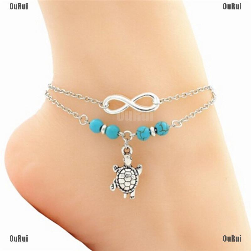 Vòng đeo chân hình rùa vintage xinh xắn | BigBuy360 - bigbuy360.vn