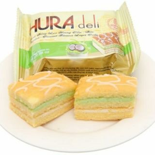Bánh bông lan Hura Deli cốm dừa 336g