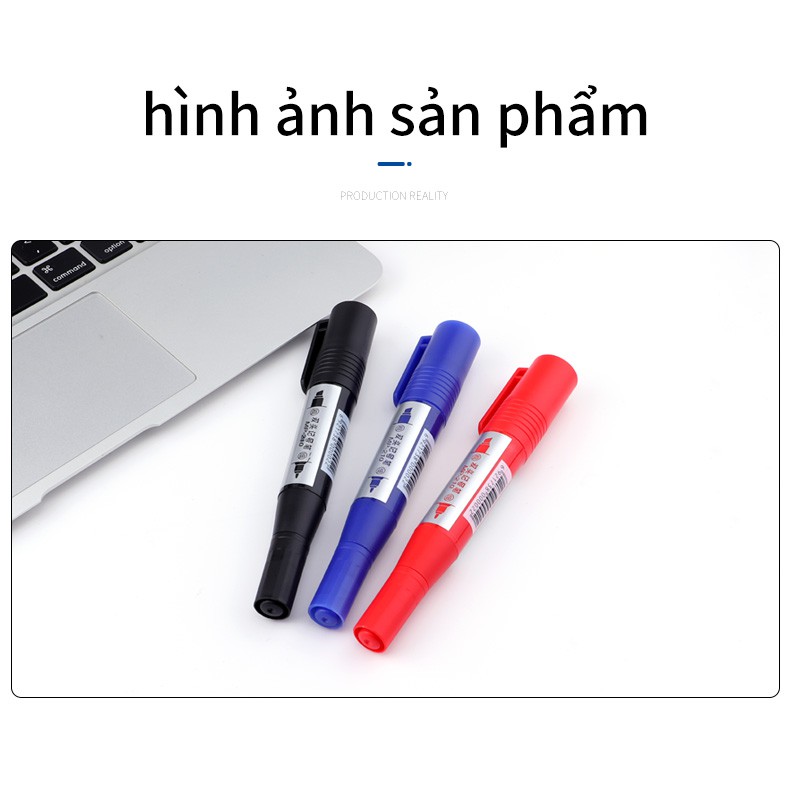 （Hộp 12 cây） bút đánh dấu 2 đầu lớn Marker-BAOKE/MP210