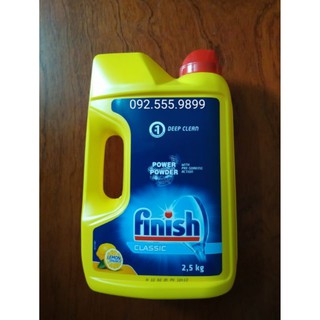 Bột rửa bát Finish hương chanh 2,5kg