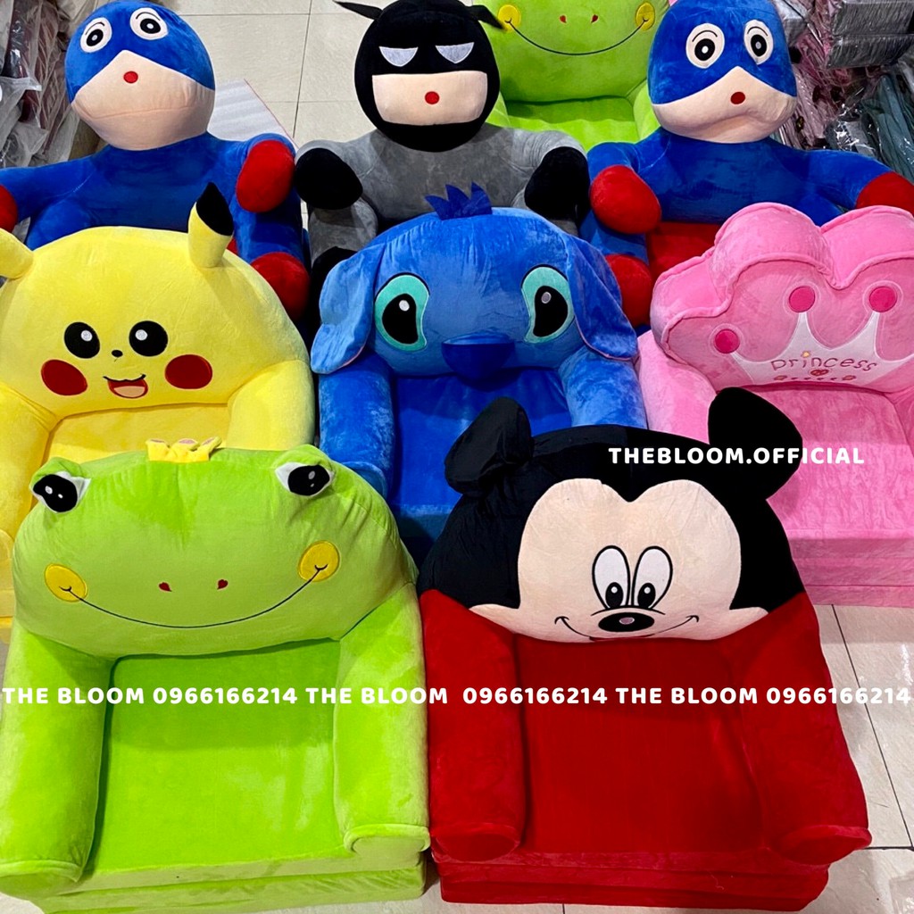 (CÓ SẴN_15 Mẫu) Sofa Giường - Ghế Lười Hình Thú Cho Bé 3 Tầng (Hàng loại 1) | BigBuy360 - bigbuy360.vn