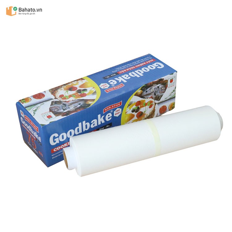 Giấy nướng bánh (giấy nến) không thấm dầu Goodbake GB30-75 (30cm x 75m)