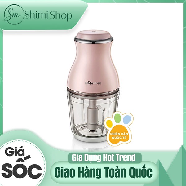 Máy xay thực phẩm Bear QSJ B02U2 - pink