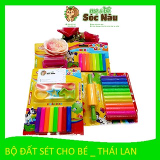Vỉ đất sét nặn màu Neon cao cấp Star Kids Thái Lan