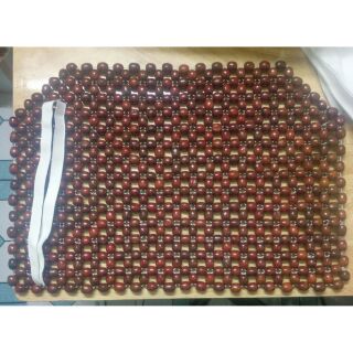 Hạt gỗ lót yên xe 30cm*45cm ( loại 2 dây cước )