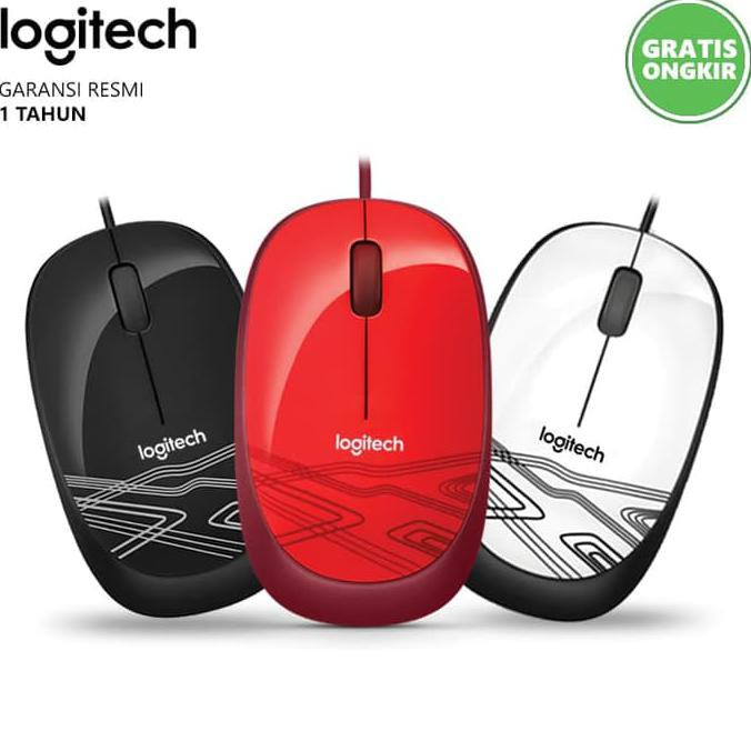 Chuột Máy Tính Có Dây Logitech M105 (L068) (L082) Đen